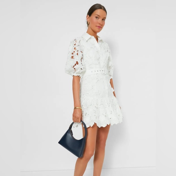 En Saison Ottis Cutwork Floral Mini Dress - Picture 2 of 8